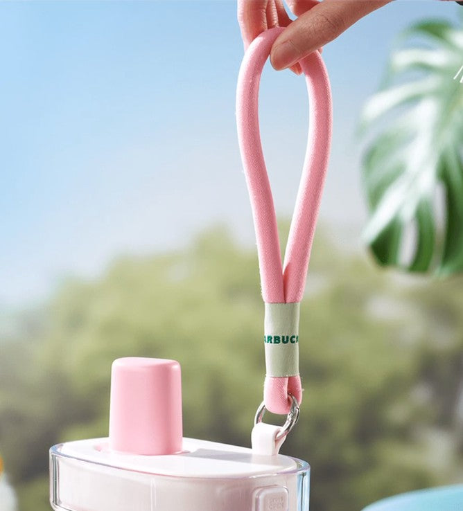 Starbucks China 2024 online Alpaca series pink plastic cup 740ml Starbucks loveinstarbucks