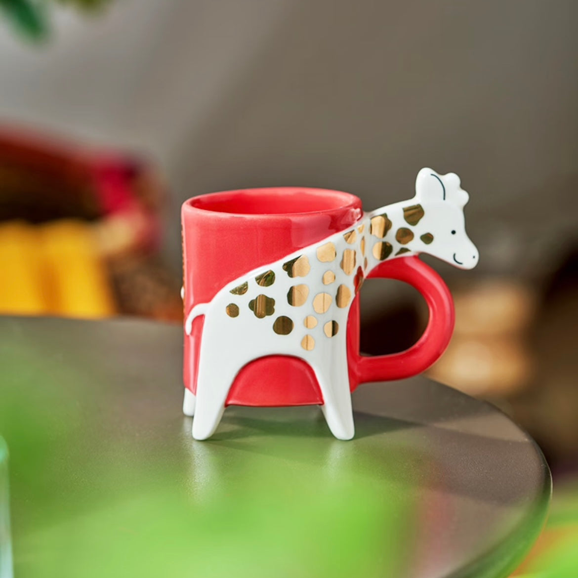 Starbucks China 2023 Tropical style series Giraffe Red mug 89ml Starbucks loveinstarbucks