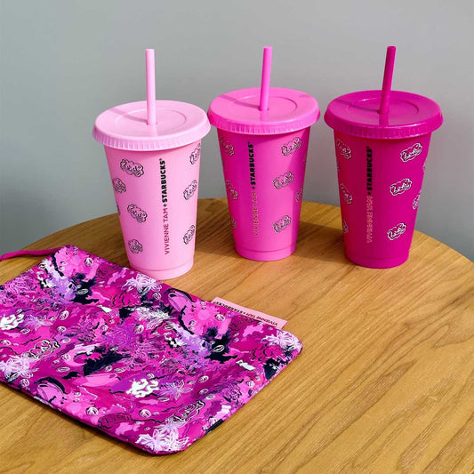 Starbucks China x VIVIENNE TAM co-brand series reusable straw cup Starbucks loveinstarbucks