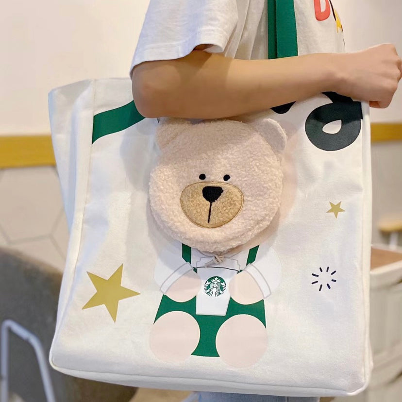 Starbucks China 2023 anniversary ocean series cat shoulder bag Starbucks loveinstarbucks