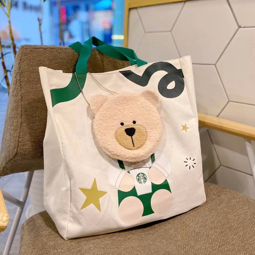 Starbucks China 2023 anniversary ocean series cat shoulder bag Starbucks loveinstarbucks