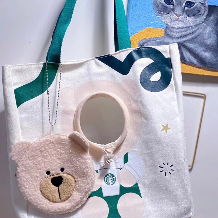 Starbucks China 2023 anniversary ocean series cat shoulder bag Starbucks loveinstarbucks