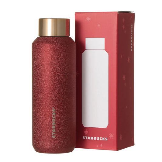 Starbucks Japan 2026 Christmas Series Glitter Pink Stainless Steel Thermal Bottle 473ml 15.99oz