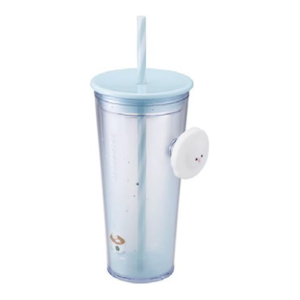 Starbucks Asia 2026 Christmas Series Snowman Shaped Ring Handle TOGO Cold Cup 473ml 15.99oz