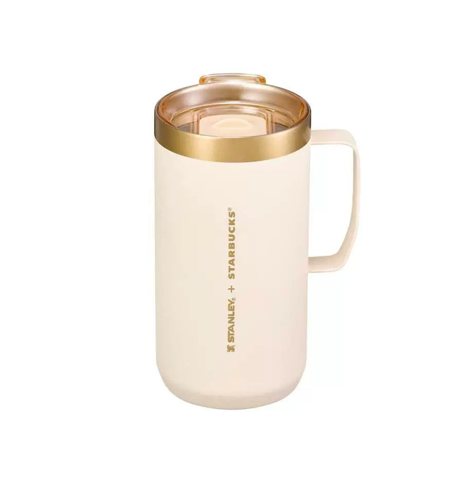Starbucks Korea 2026 Christmas First Series Gold Handle Stainless Steel Tumbler 710ml 24.01oz
