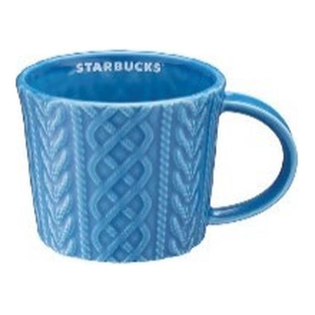 Starbucks Asia 2026 Christmas Series Warm Blue Knit Mug 355ml 12.00oz