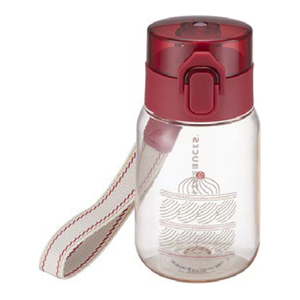 Starbucks Asia 2026 Christmas Series Sweet Christmas Flip Lid Cold Water Bottle 355ml 12.00oz