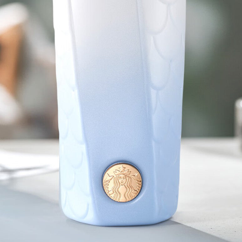 Starbucks China 2024 Misty Fields Series blue Stainless steel cup Starbucks loveinstarbucks