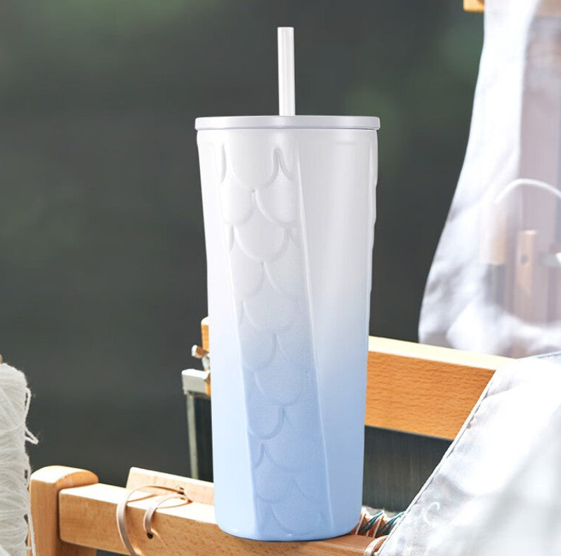 Starbucks China 2024 Misty Fields Series blue Stainless steel cup Starbucks loveinstarbucks