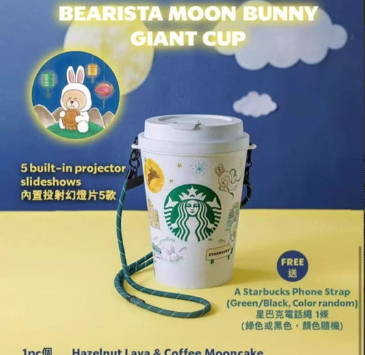 Hong Kong Starbucks 2026 Mid-Autumn Gift Box coming with 5pcs Projection Slides - without Mooncake Lamp Power
