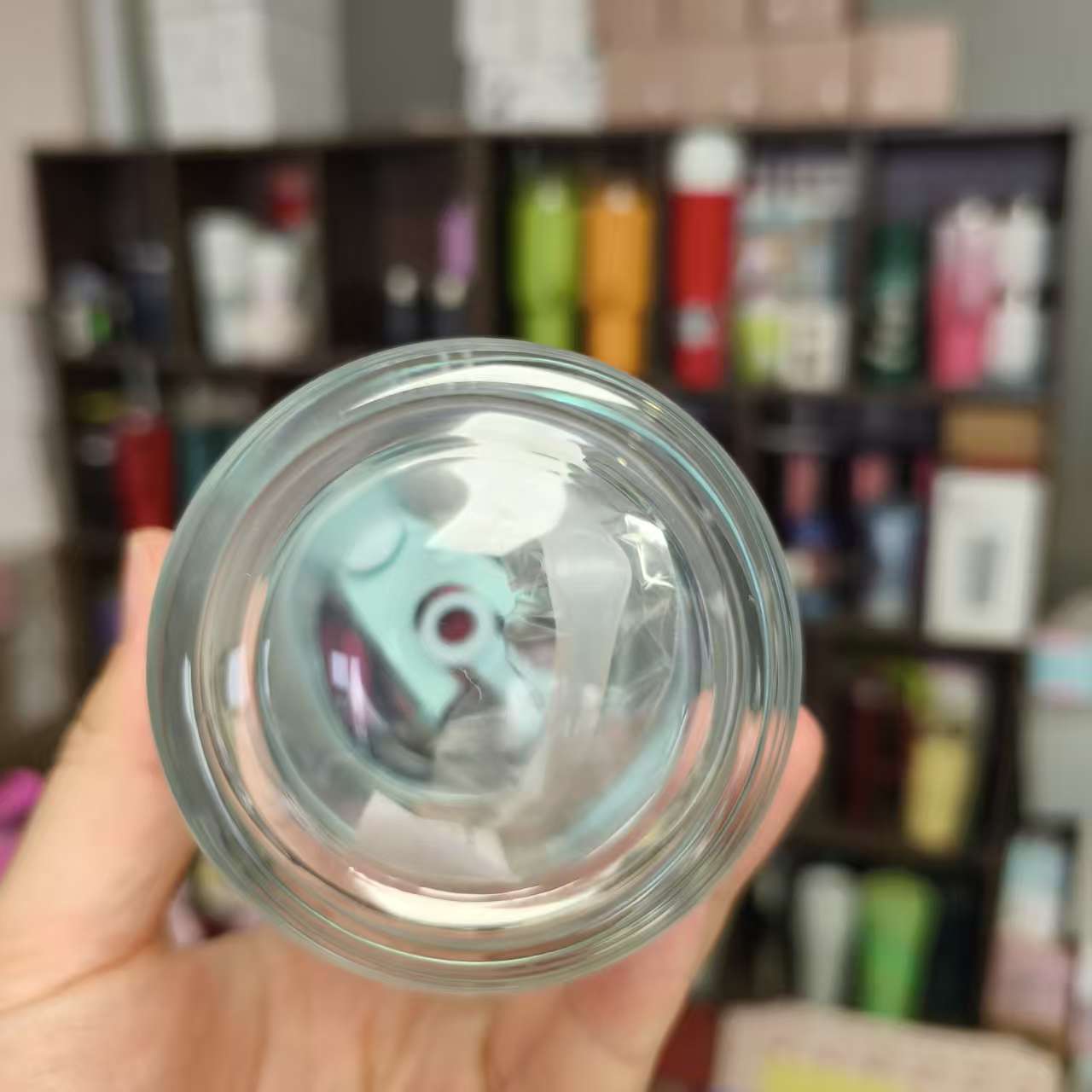 2pcs -  Starbucks China Green x1  Bearista BEAR and blue Frappuccino  glass - please read details before order