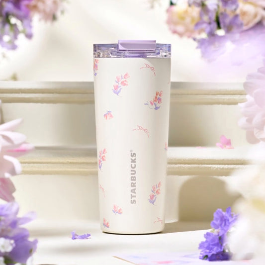 Starbucks China 2025 Garden Dance series Double Spout Stainless Steel Cup 680ml