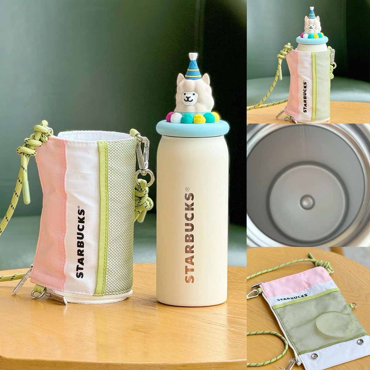 Starbucks China 2024 Alpaca series Stainless steel cup with cup bag 380ml loveinstarbucks loveinstarbucks
