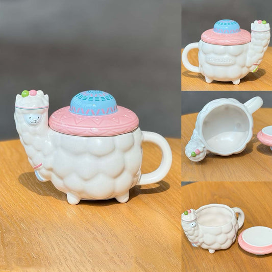 Starbucks China 2024 Alpaca series Alpaca shaped mug 296ml loveinstarbucks loveinstarbucks