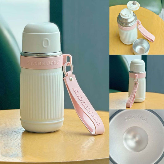 Starbucks China 2024 Alpaca series Pink double lid stainless steel cup 660ml loveinstarbucks loveinstarbucks