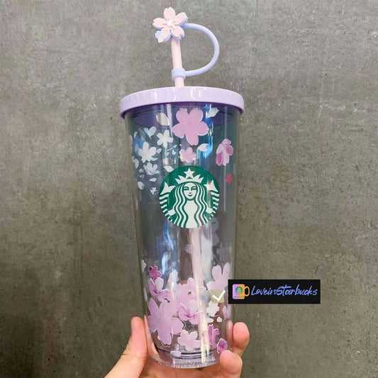 Starbucks Hong Kong and Macao 2024 Sakura series plastic cup 650ml loveinstarbucks loveinstarbucks