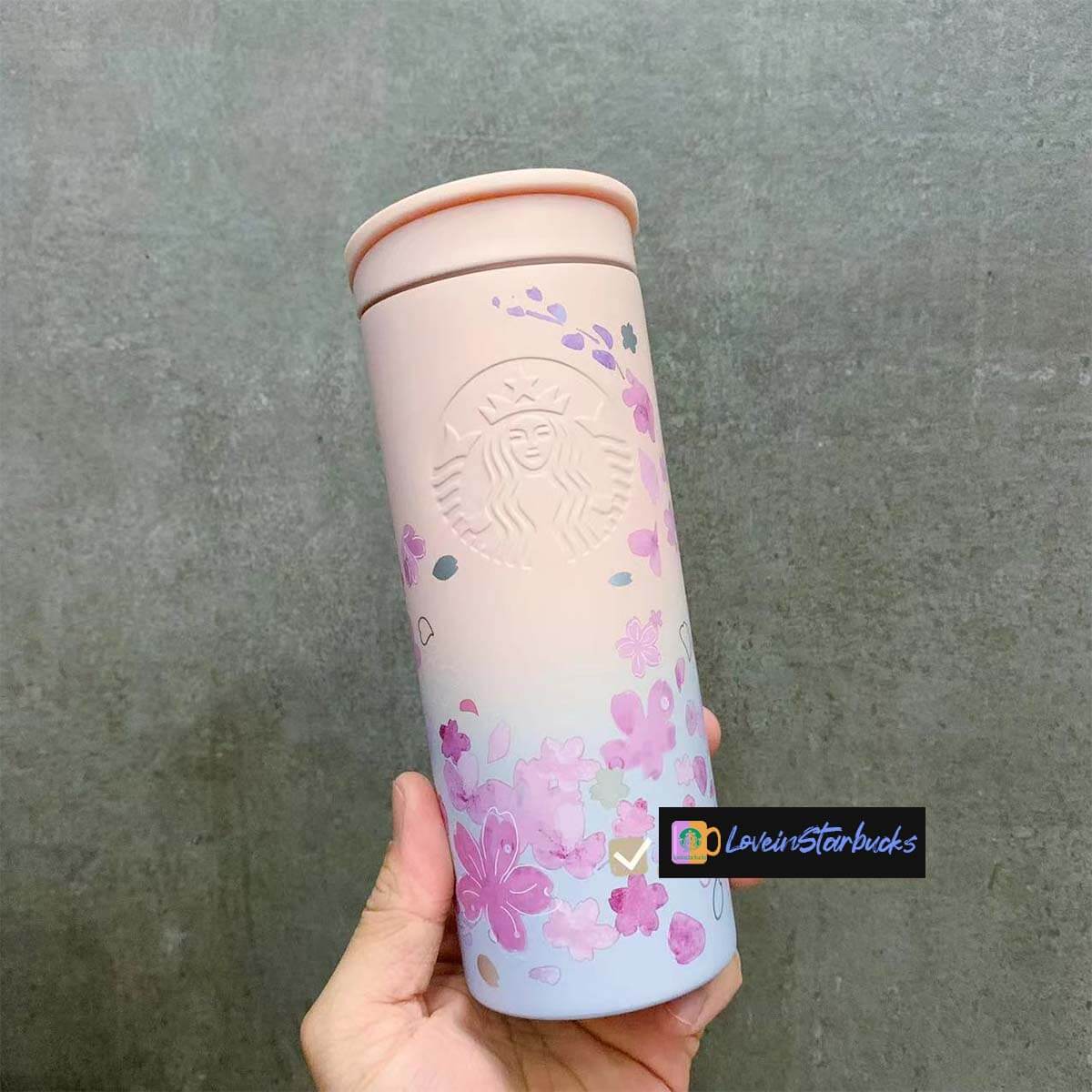 Starbucks Hong Kong and Macao 2024 Sakura series Stainless steel cup 355ml loveinstarbucks loveinstarbucks
