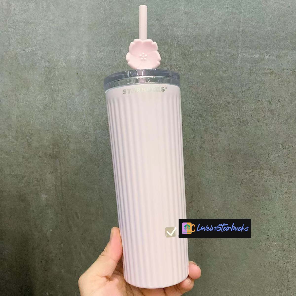 Starbucks Hong Kong and Macao 2024 Sakura series Stainless steel cup 473ml loveinstarbucks loveinstarbucks