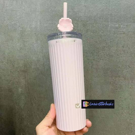 Starbucks Hong Kong and Macao 2024 Sakura series Stainless steel cup 473ml loveinstarbucks loveinstarbucks