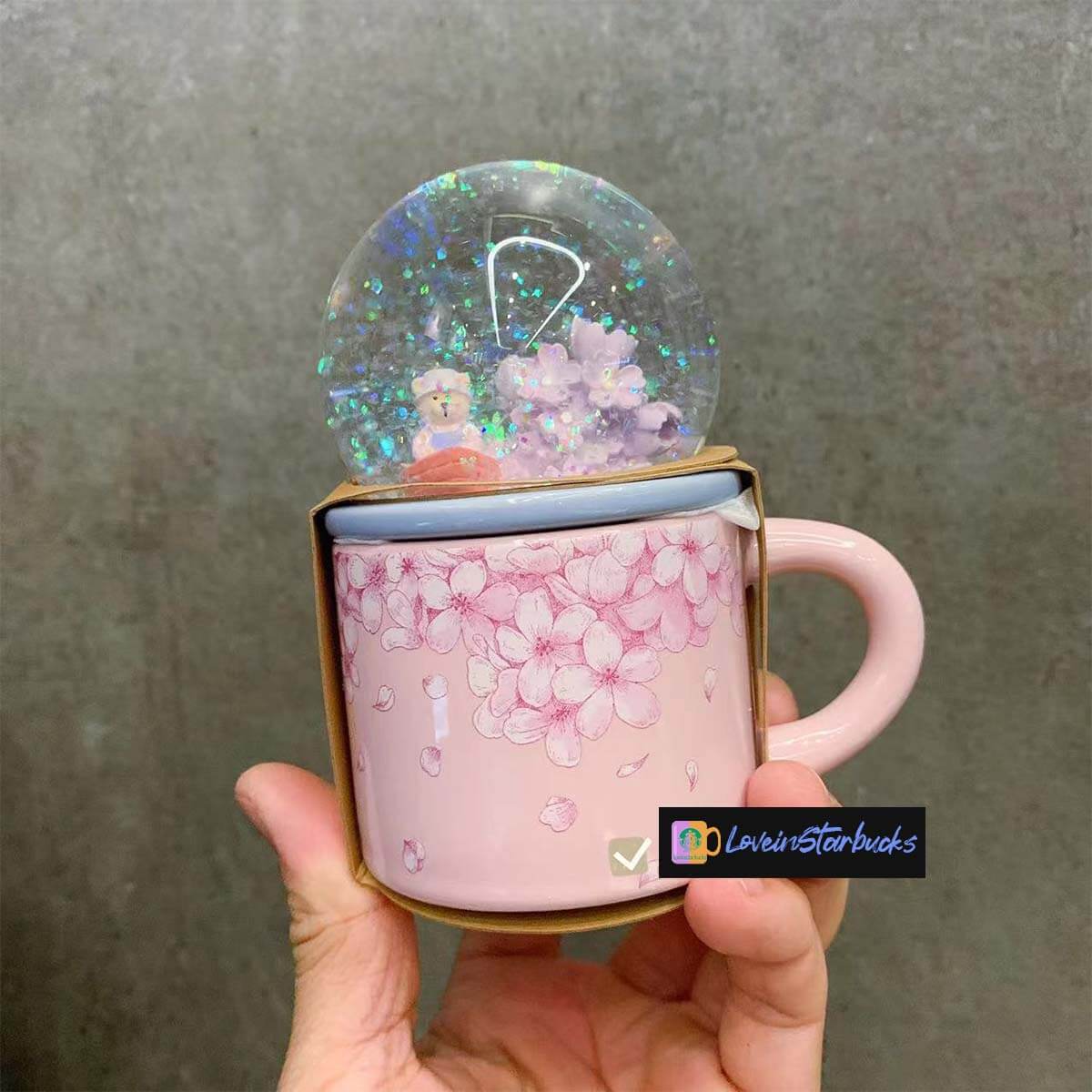Starbucks Hong Kong and Macao 2024 Sakura series crystal ball mug loveinstarbucks loveinstarbucks