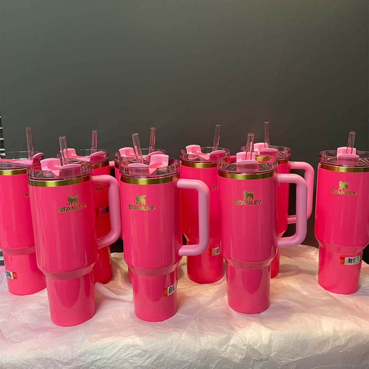 tiny flaw Stanley parade pink cup 40oz Stanley loveinstarbucks