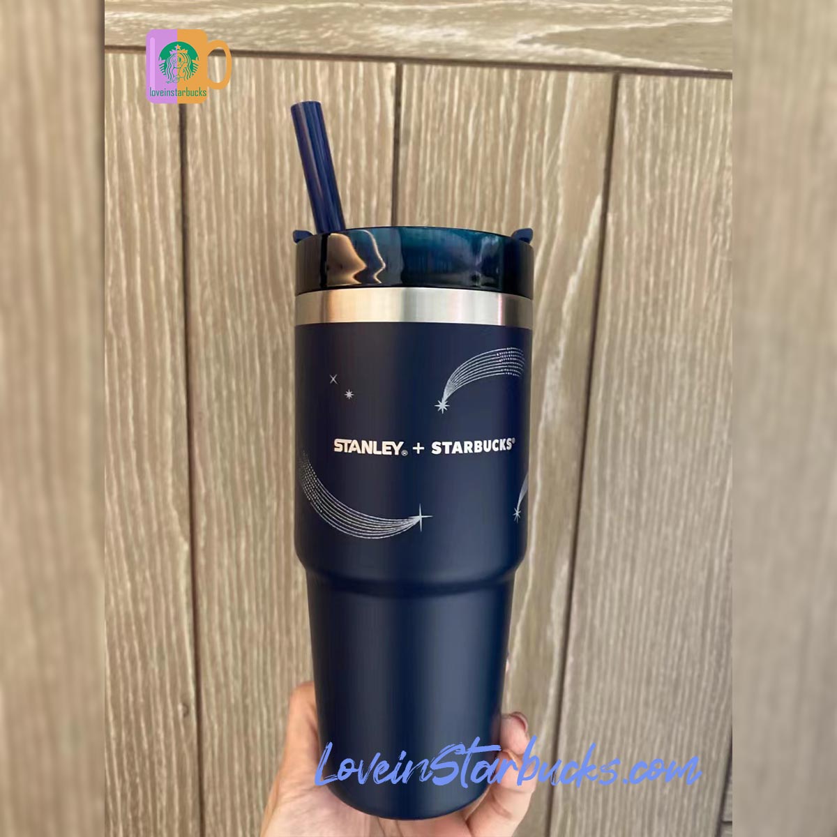 Starbucks x Stanley Taiwan 2023 Mid-Autumn Festival Starry Night Stainless Steel Cup 16oz Starbucks loveinstarbucks