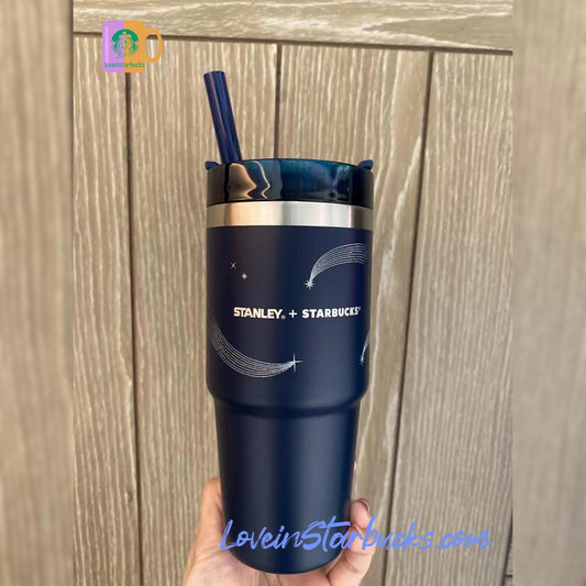 Starbucks x Stanley Taiwan 2023 Mid-Autumn Festival Starry Night Stainless Steel Cup 16oz Starbucks loveinstarbucks