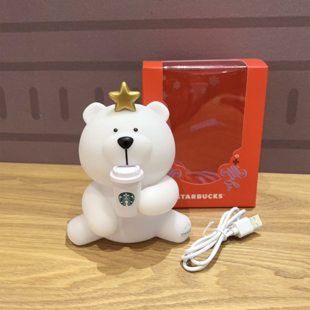 Starbucks China Cute crown bear Bearista humidifier and night light loveinstarbucks loveinstarbucks