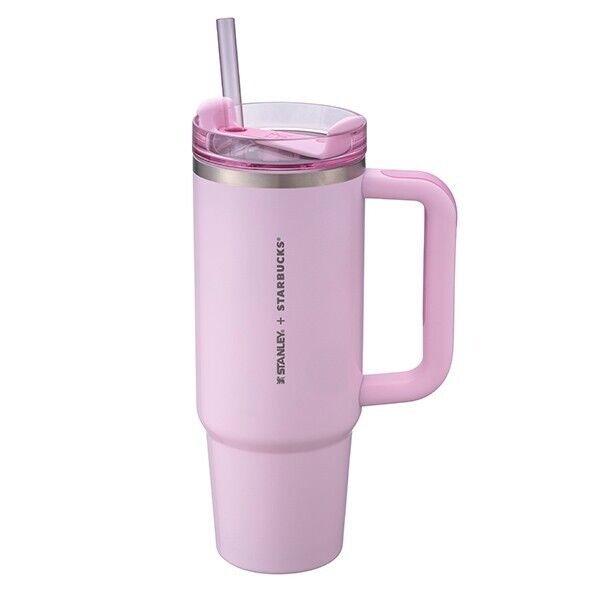 Starbucks Tumblers Taiwan 2024 Valentine's Day quencher Flowstate cat pink Stanley stainless steel cup 30oz Starbucks loveinstarbucks