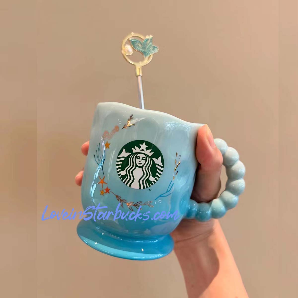 Starbucks China 2023 anniversary ocean series ceramic mug Starbucks loveinstarbucks