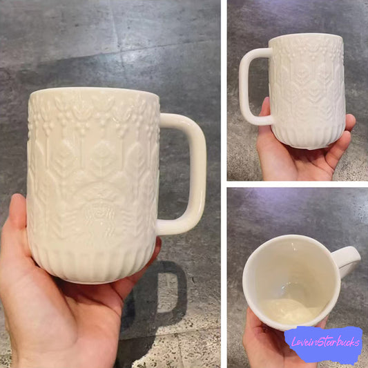 Starbucks China 2024 new core series white mug 414ml Starbucks loveinstarbucks