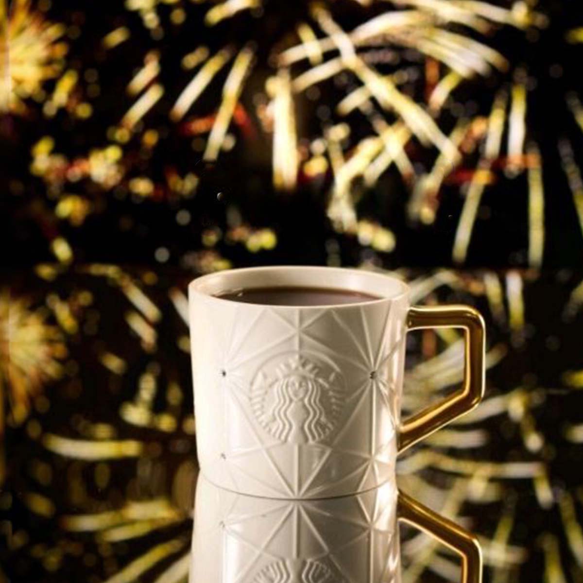 Starbucks China 2024 Winter Fireworks mug 395ml Starbucks loveinstarbucks