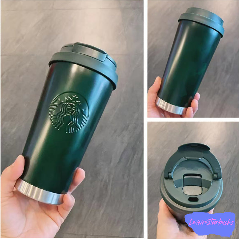 Starbucks China 2024 new core series green Stainless steel cup 473ml Starbucks loveinstarbucks