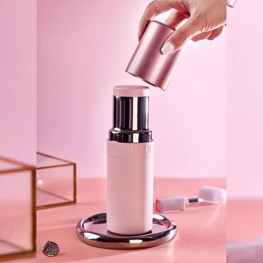 Starbucks China 2024 Lunar Valentine's Day Summer Bloom pink Stainless steel cup 296ml Starbucks loveinstarbucks