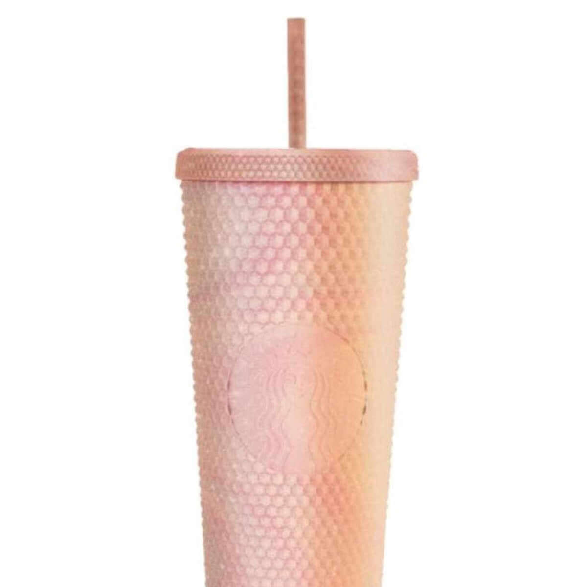 Starbucks Philippines 2024 peach blossom studded straw Cold Cup 24oz loveinstarbucks loveinstarbucks