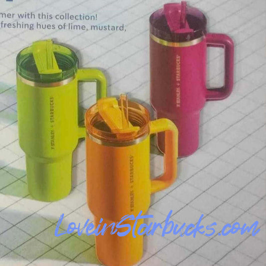Starbucks Philippines 2024 Stanley straw Cup 40oz Starbucks loveinstarbucks