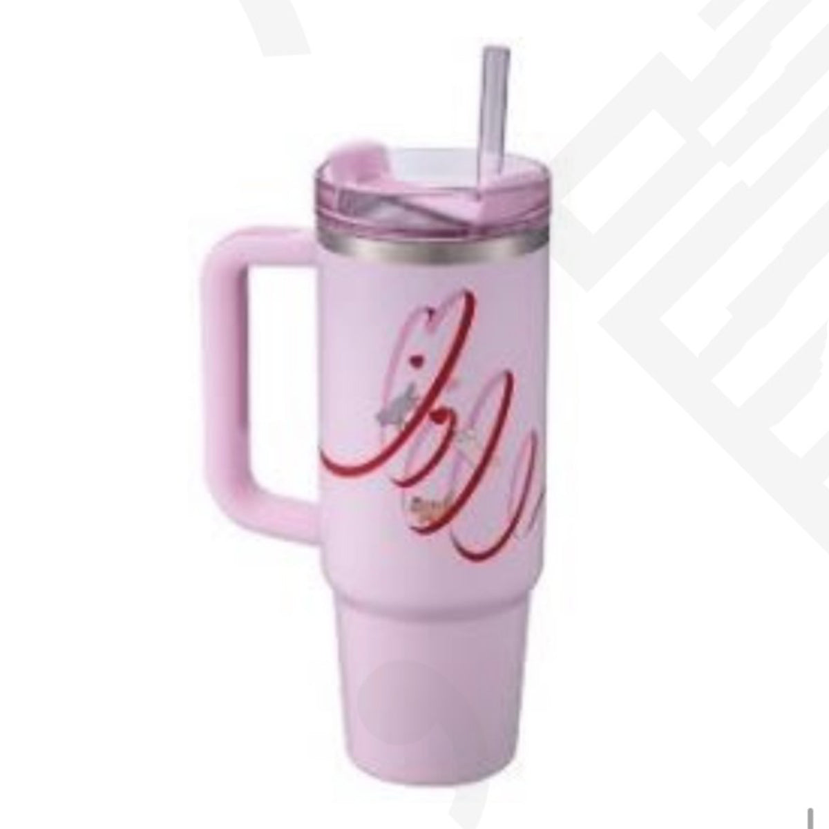 Starbucks Tumblers Taiwan 2024 Valentine's Day quencher Flowstate cat pink Stanley stainless steel cup 30oz Starbucks loveinstarbucks