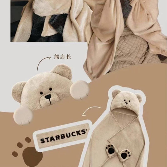 Starbucks China 2023 Winter Blanket Bearista Edition Starbucks loveinstarbucks