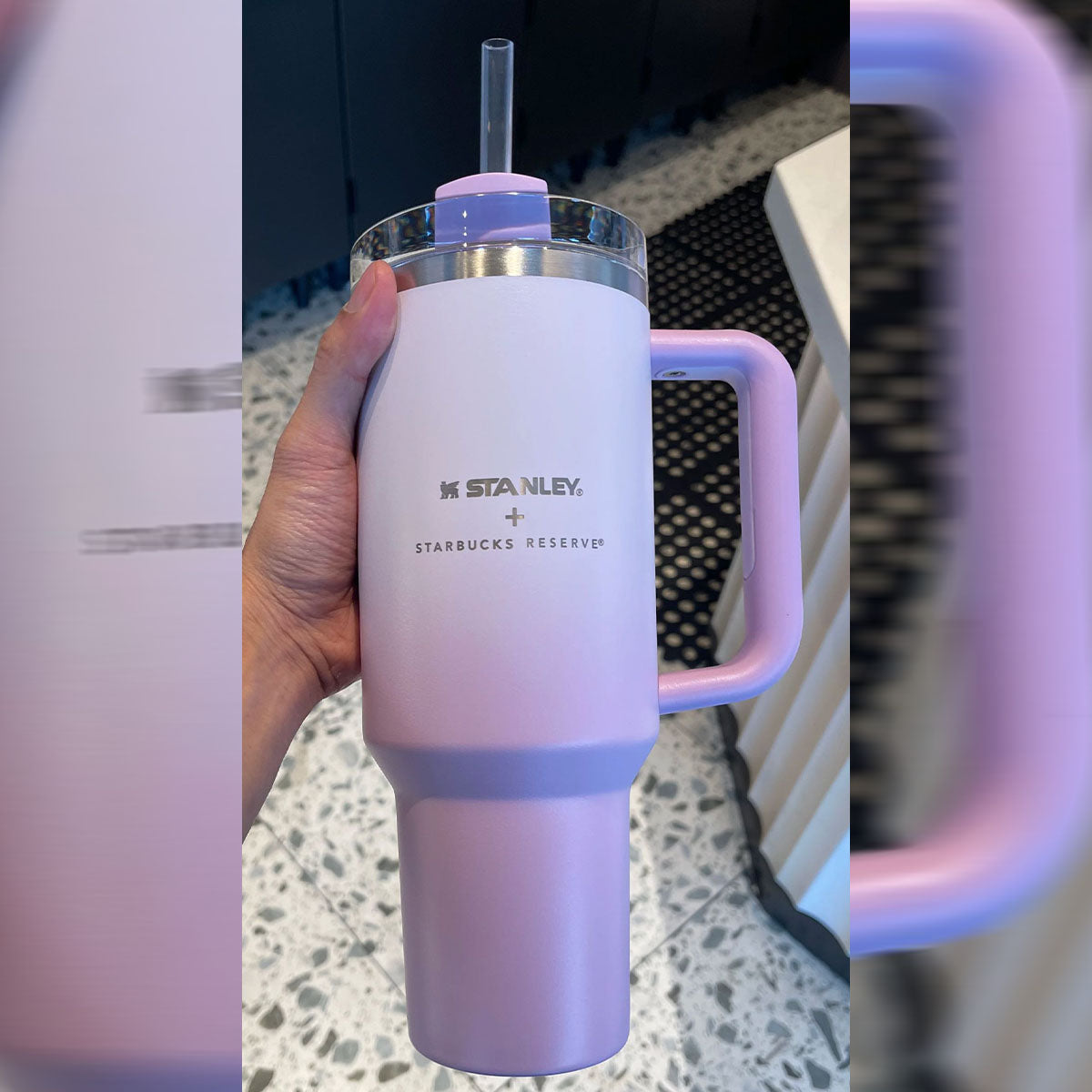 Starbucks Reserve Stanley co-brand Ombre Purple Cup 40oz Starbucks loveinstarbucks