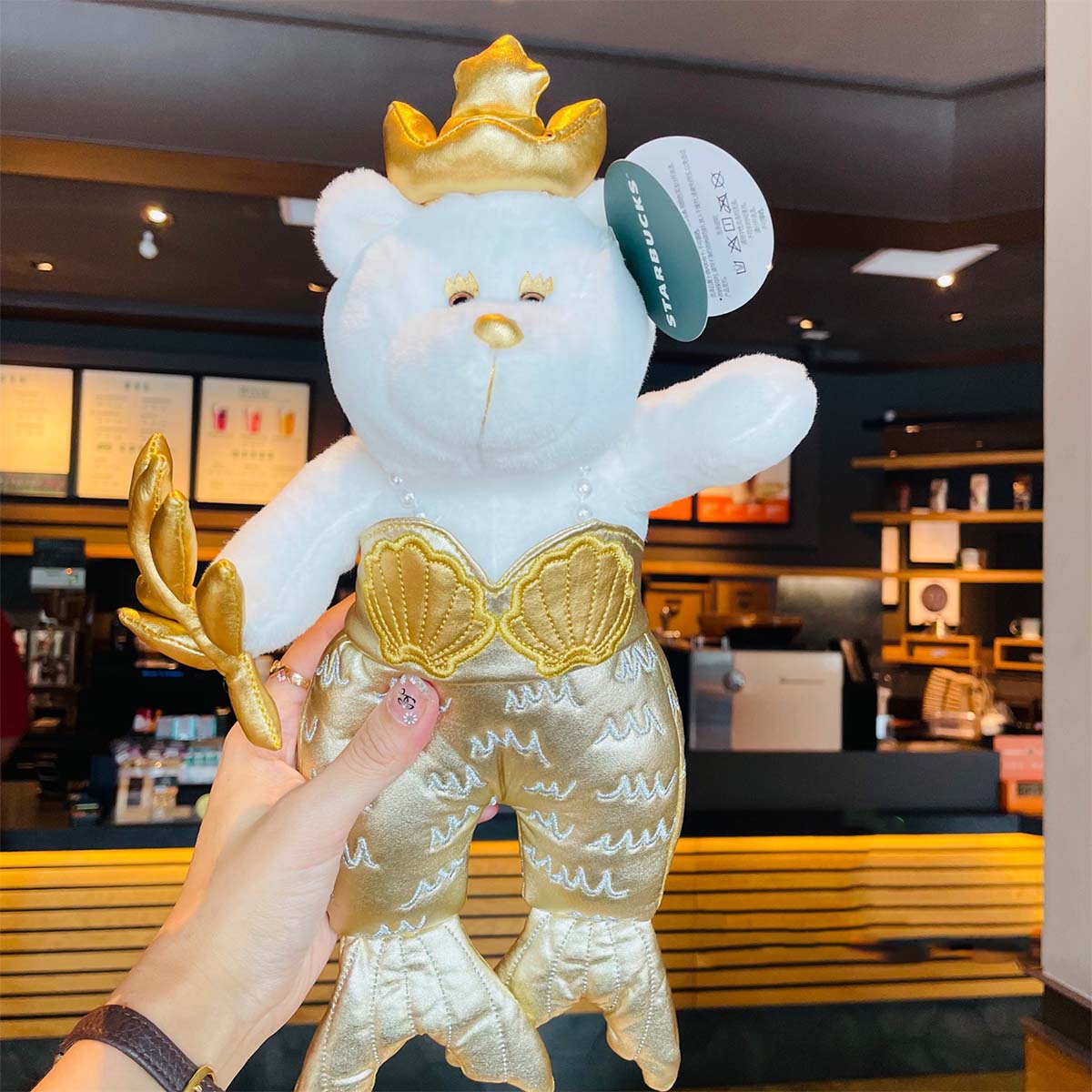 Starbucks 50th Anniversary Two-Tailed Mermaid Bearista doll Starbucks loveinstarbucks