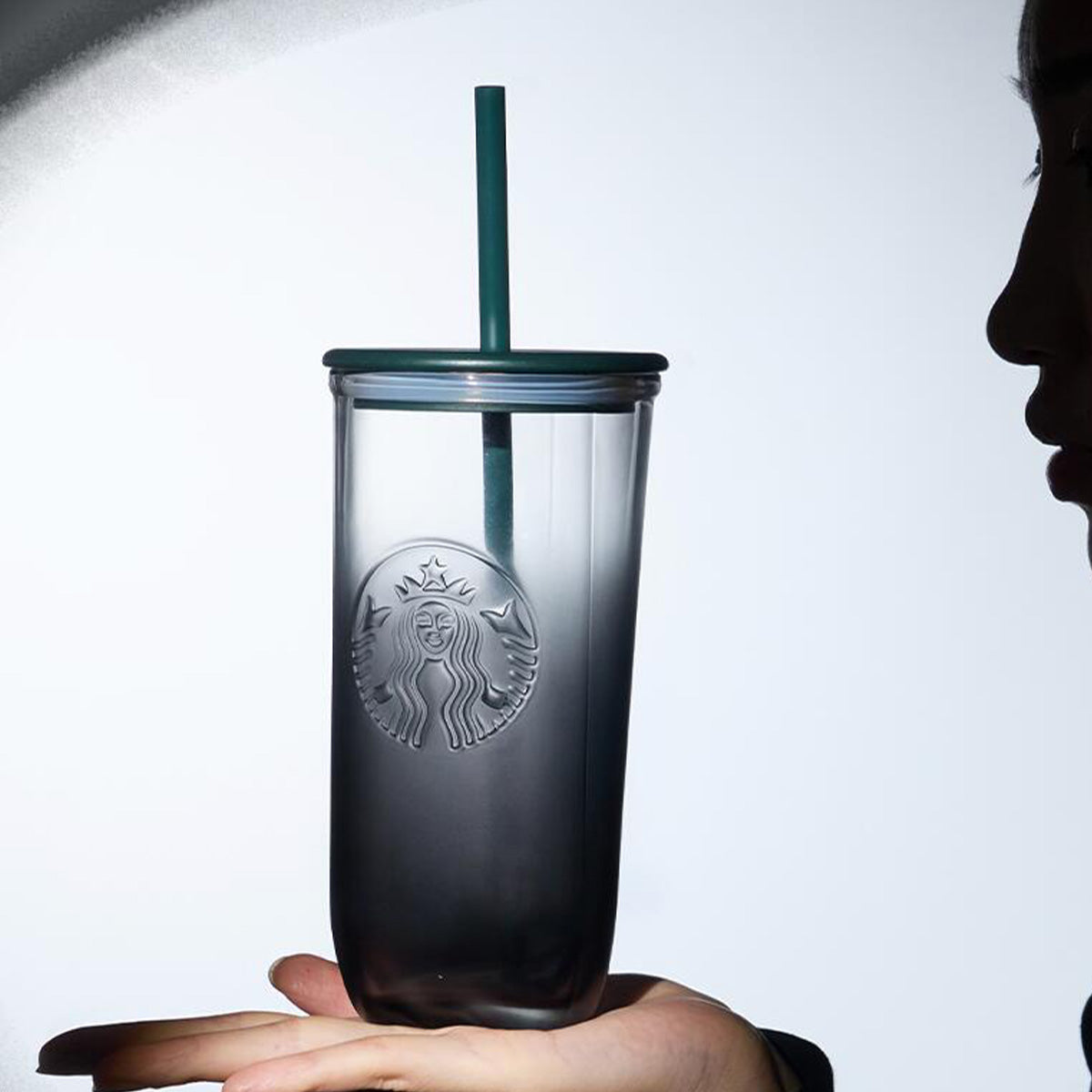 Starbucks China 2024 Ink Triangle glass Cup 16oz read details before order Starbucks loveinstarbucks