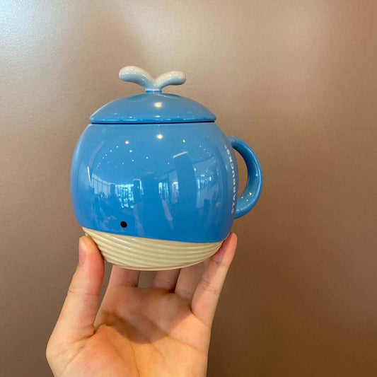 Starbucks China 2024 summer seaside stores blue whale mug 355ml loveinstarbucks loveinstarbucks