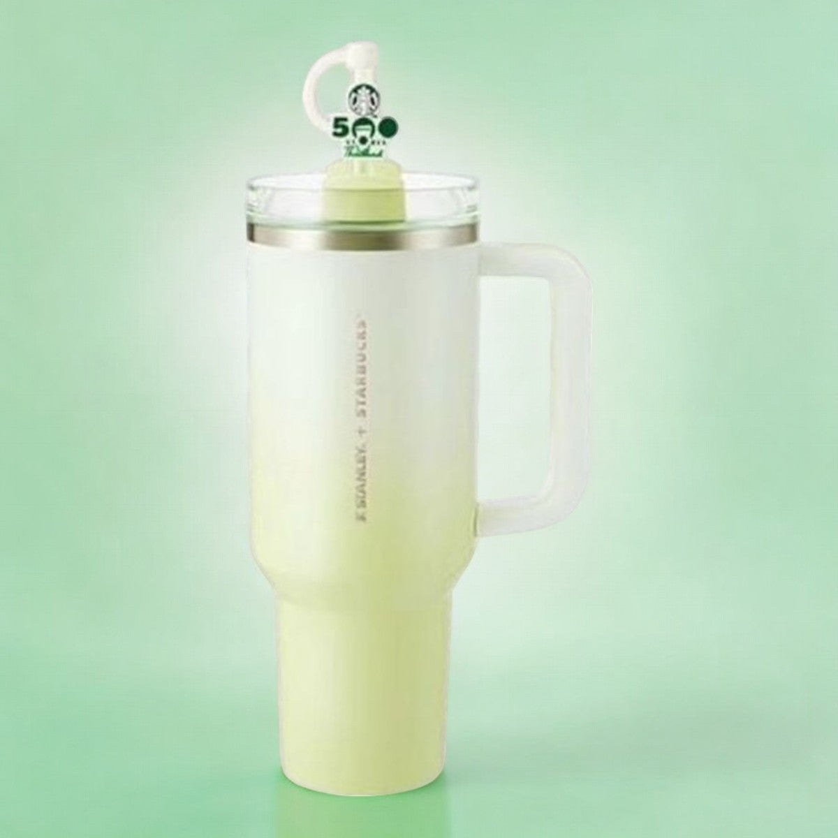 Starbucks Thailand 500 Stores Stanley Ombre Green Stainless steel cup 40oz Starbucks loveinstarbucks