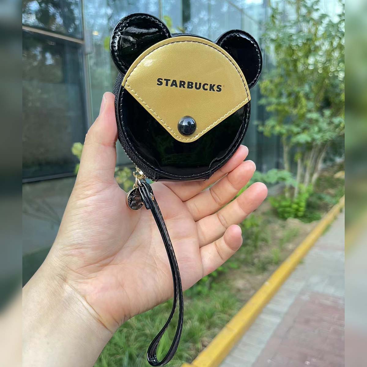 Starbucks China Black Mickey Coin purse Starbucks loveinstarbucks