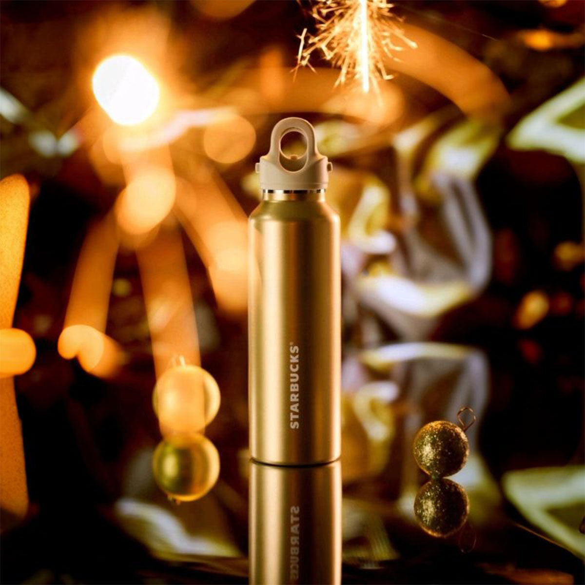 Starbucks China 2024 Winter Fireworks Stainless steel cup 592ml Starbucks loveinstarbucks