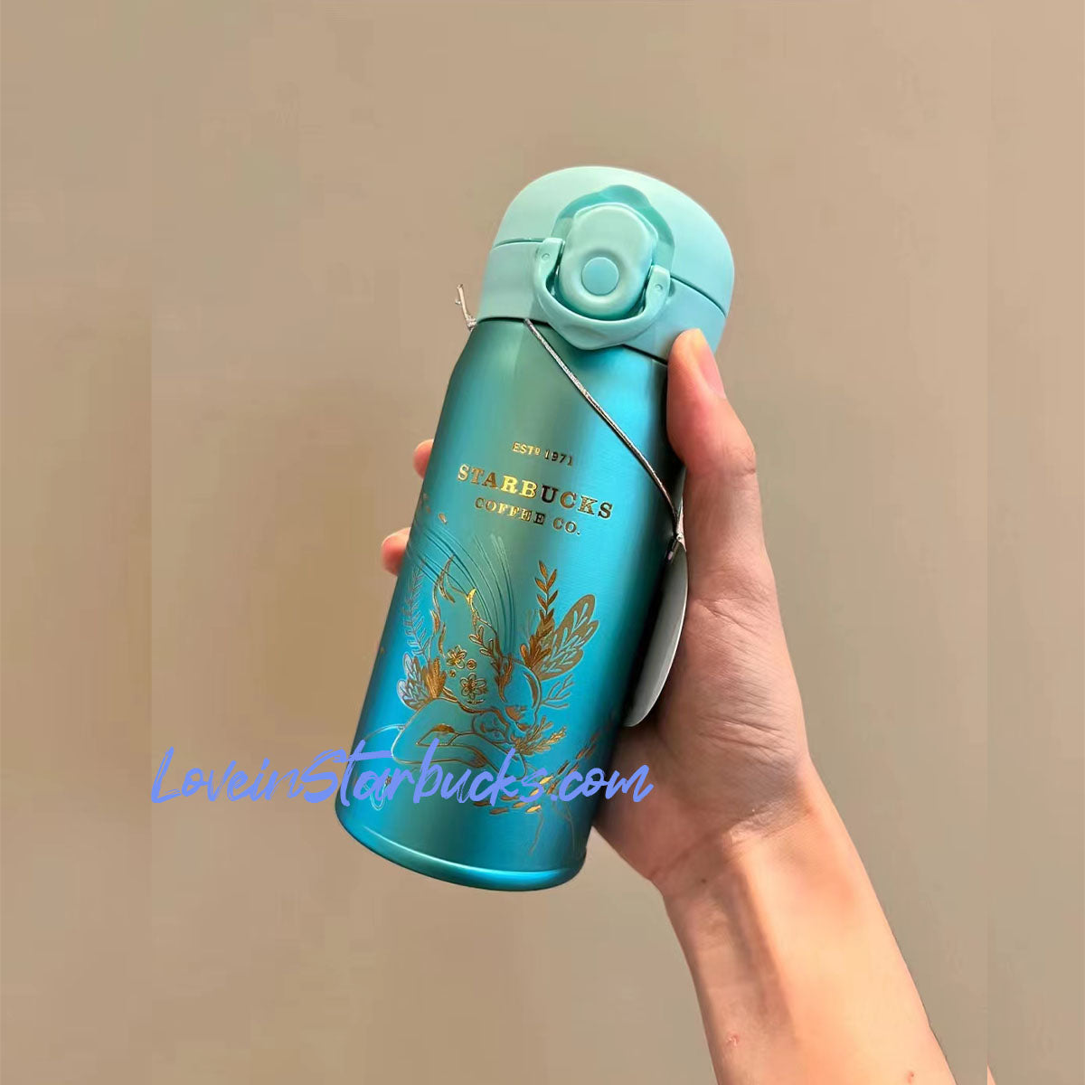 Starbucks China 2023 anniversary ocean series Thermos portable thermos cup 350ml Starbucks loveinstarbucks