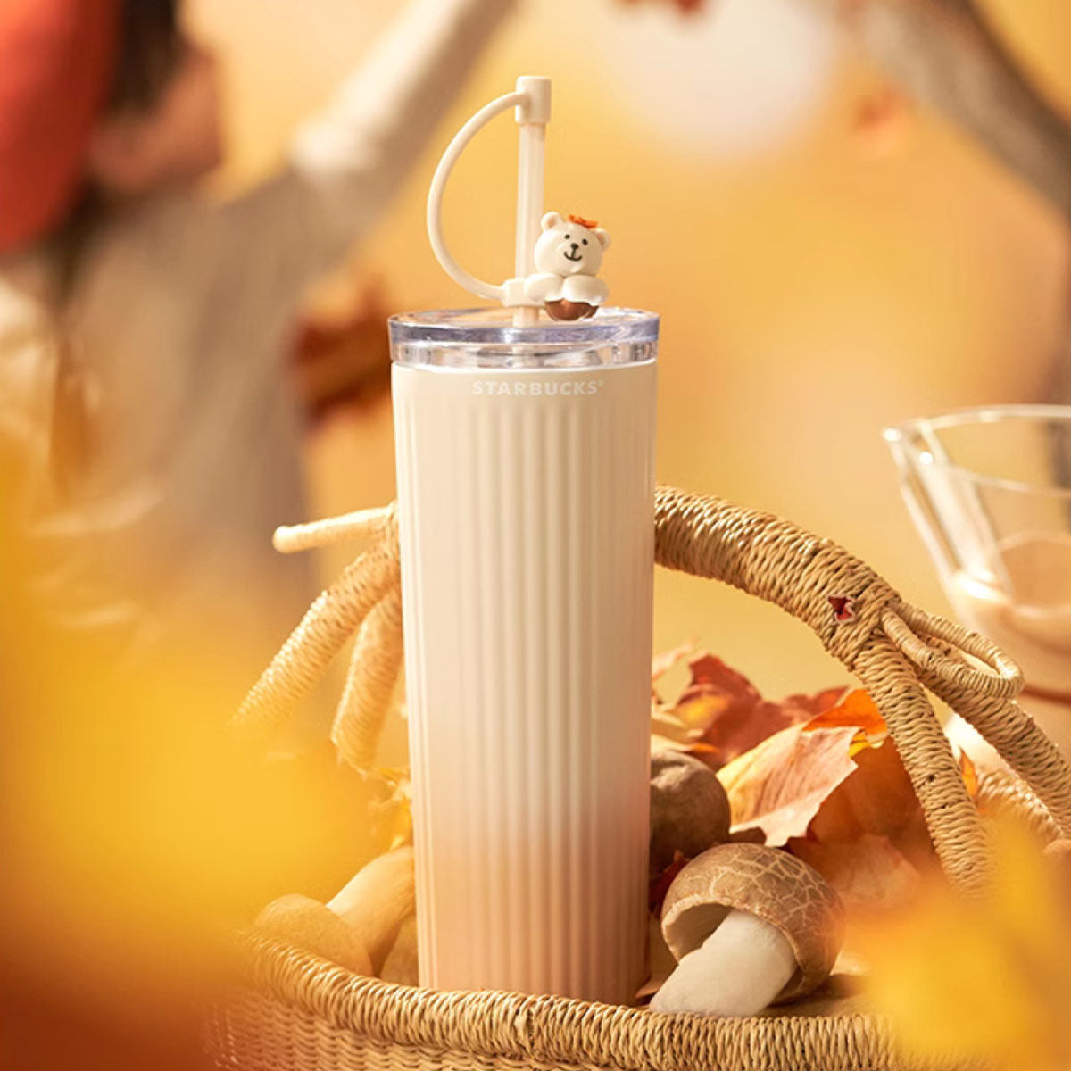 Starbucks 2024 Autumn Collection stripe Stainless Steel Travel Cup Starbucks loveinstarbucks