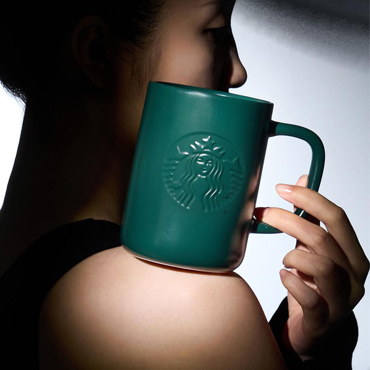 Starbucks China 2024 Ink Green ceramic mug 473ml loveinstarbucks loveinstarbucks