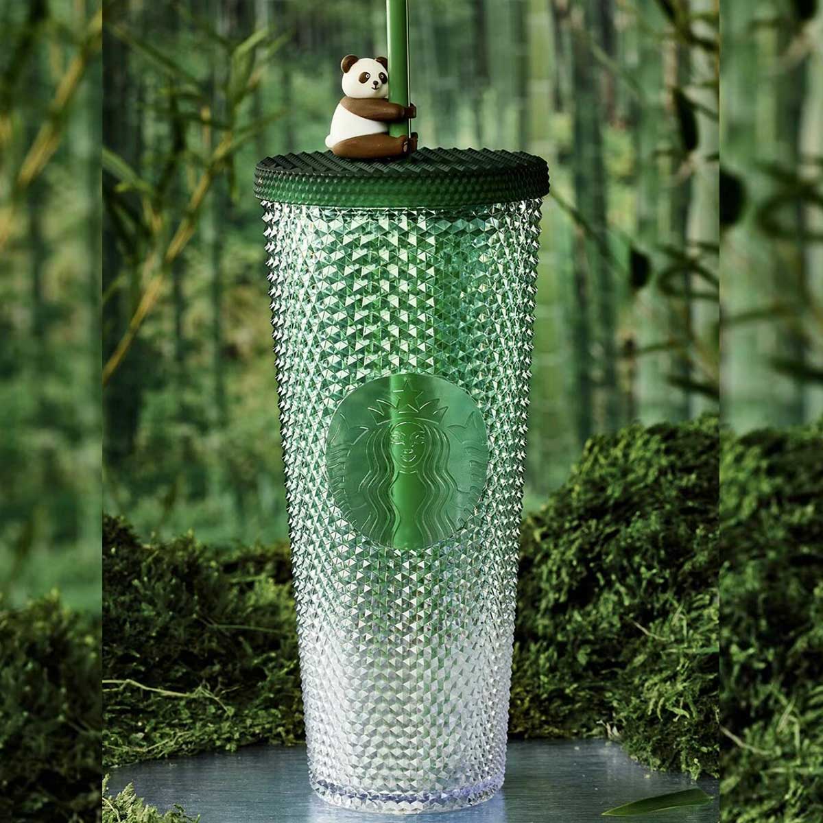 Starbucks China Traveling Panda series studded straw cup 24oz Starbucks loveinstarbucks