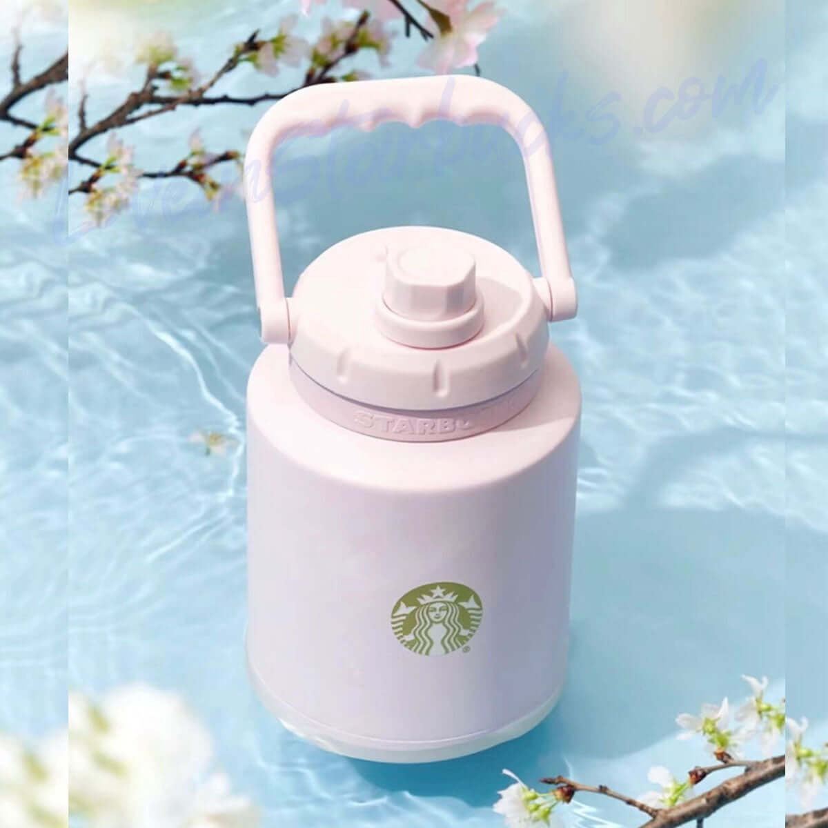 Starbucks China 2024 Sakura online stainless steel cup 1100ml loveinstarbucks loveinstarbucks
